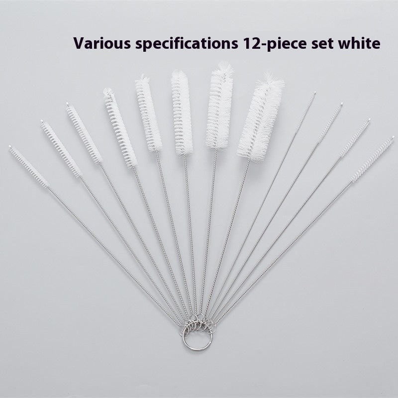 Nylon and Stainless Steel Cleaning Brush Set