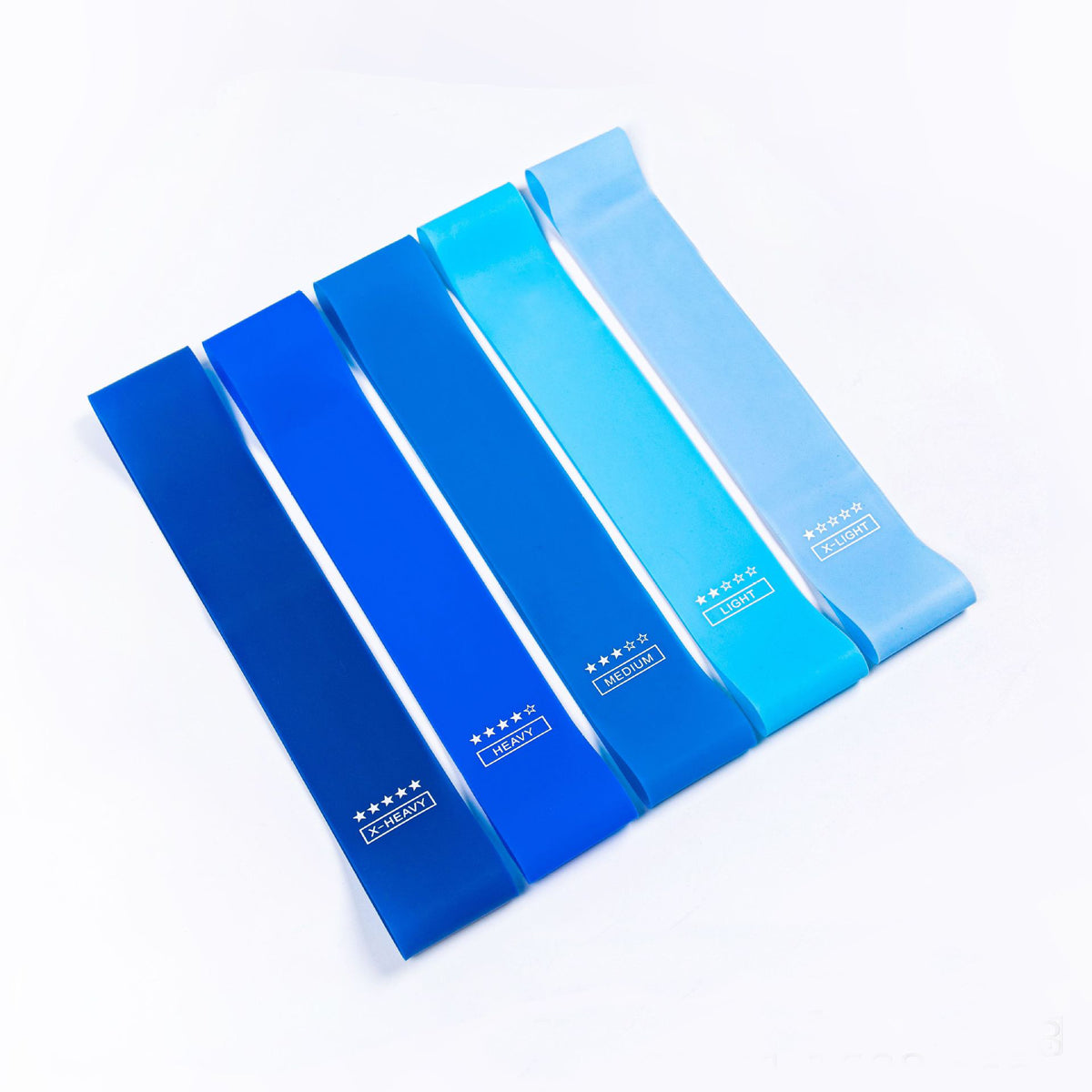 Gradient Blue TPE Resistance Band