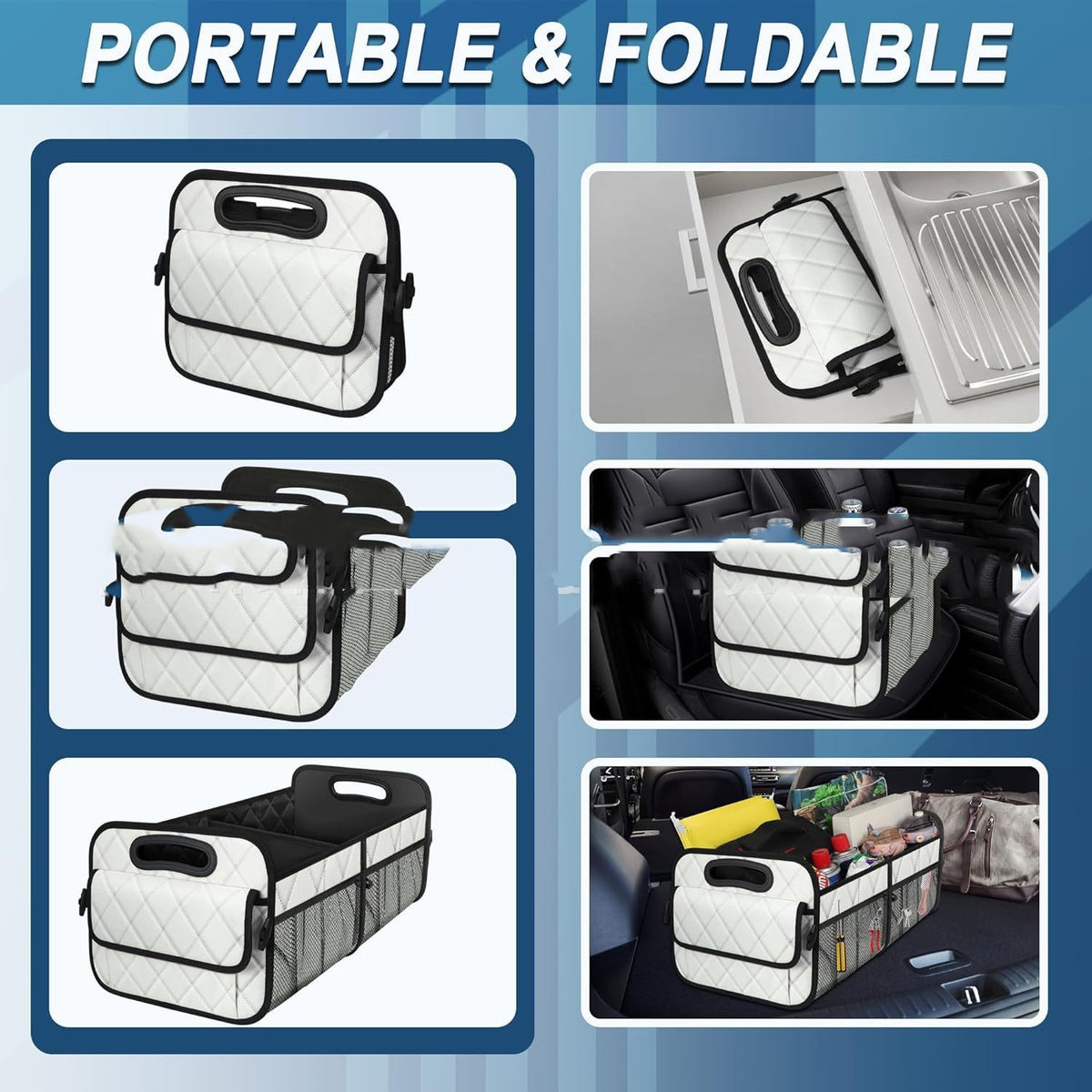 Fabric Car Trunk Organizer