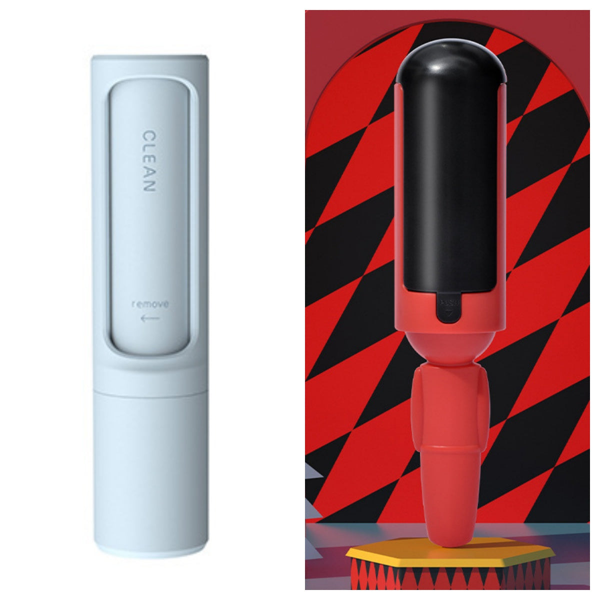 Double-Sided Pet Hair Removal Brush