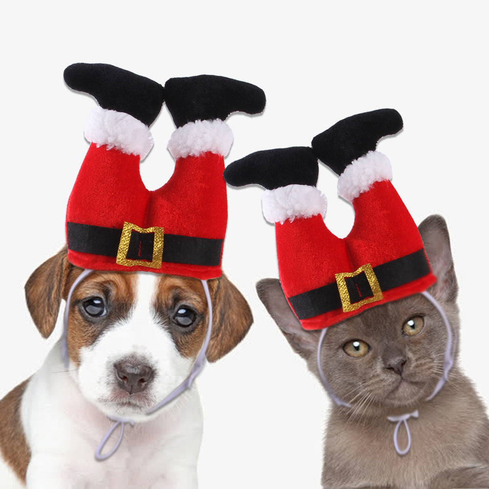 Fleece Christmas Pet Hat
