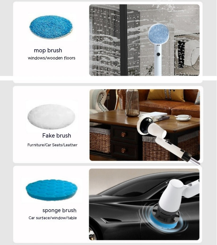 Electric Cleaning Brush with Extendable Handle