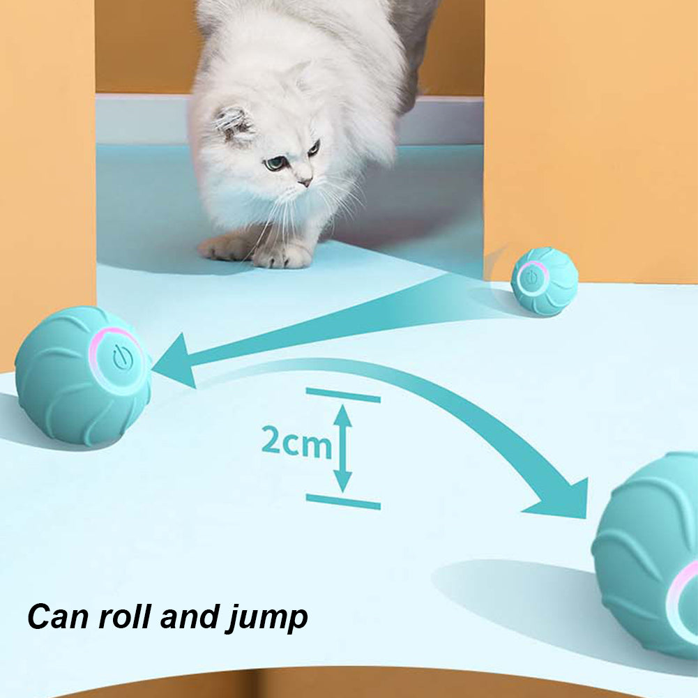 Rechargeable Bouncing Cat Toy Ball