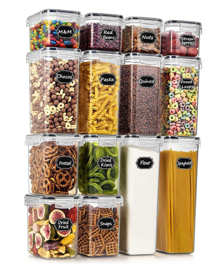 24-Piece Plastic Food Storage Container Set