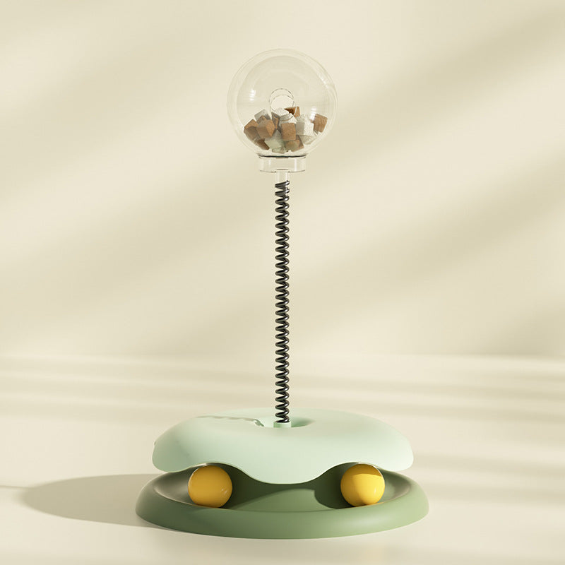 Treat-Dispensing Cat Ball Track Toy