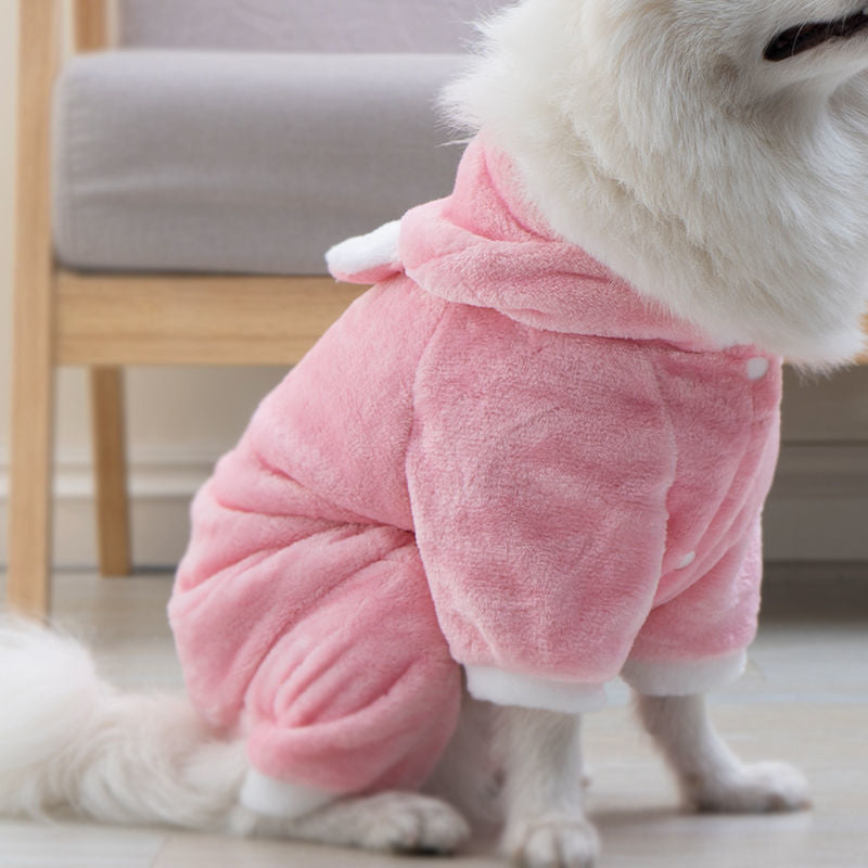 Coral Fleece Pig Pet Costume