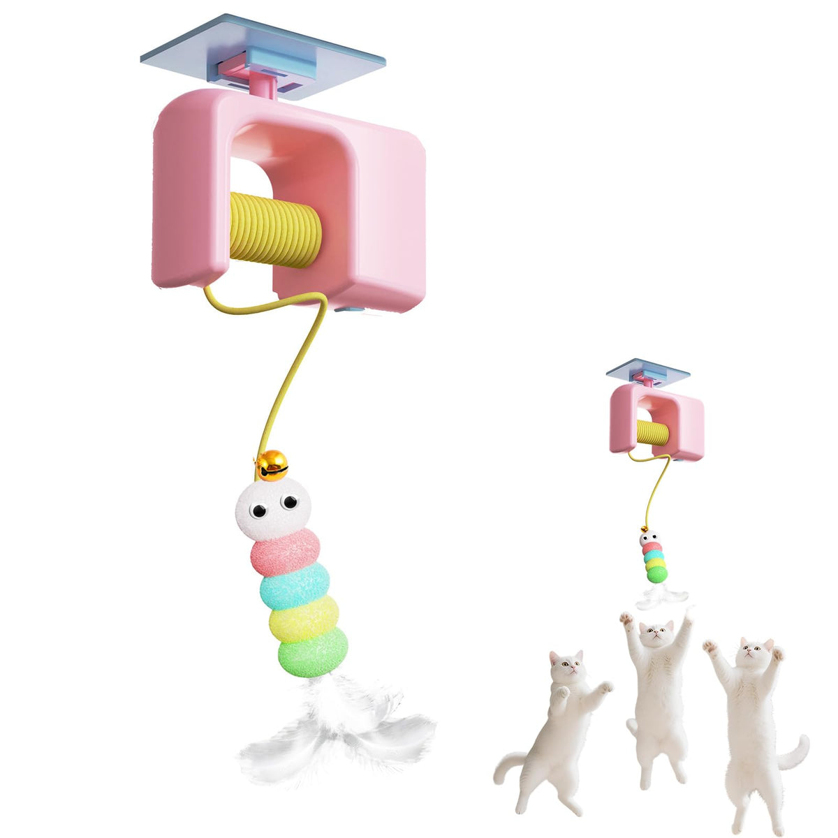 Hanging Motorized Cat Teaser Toy