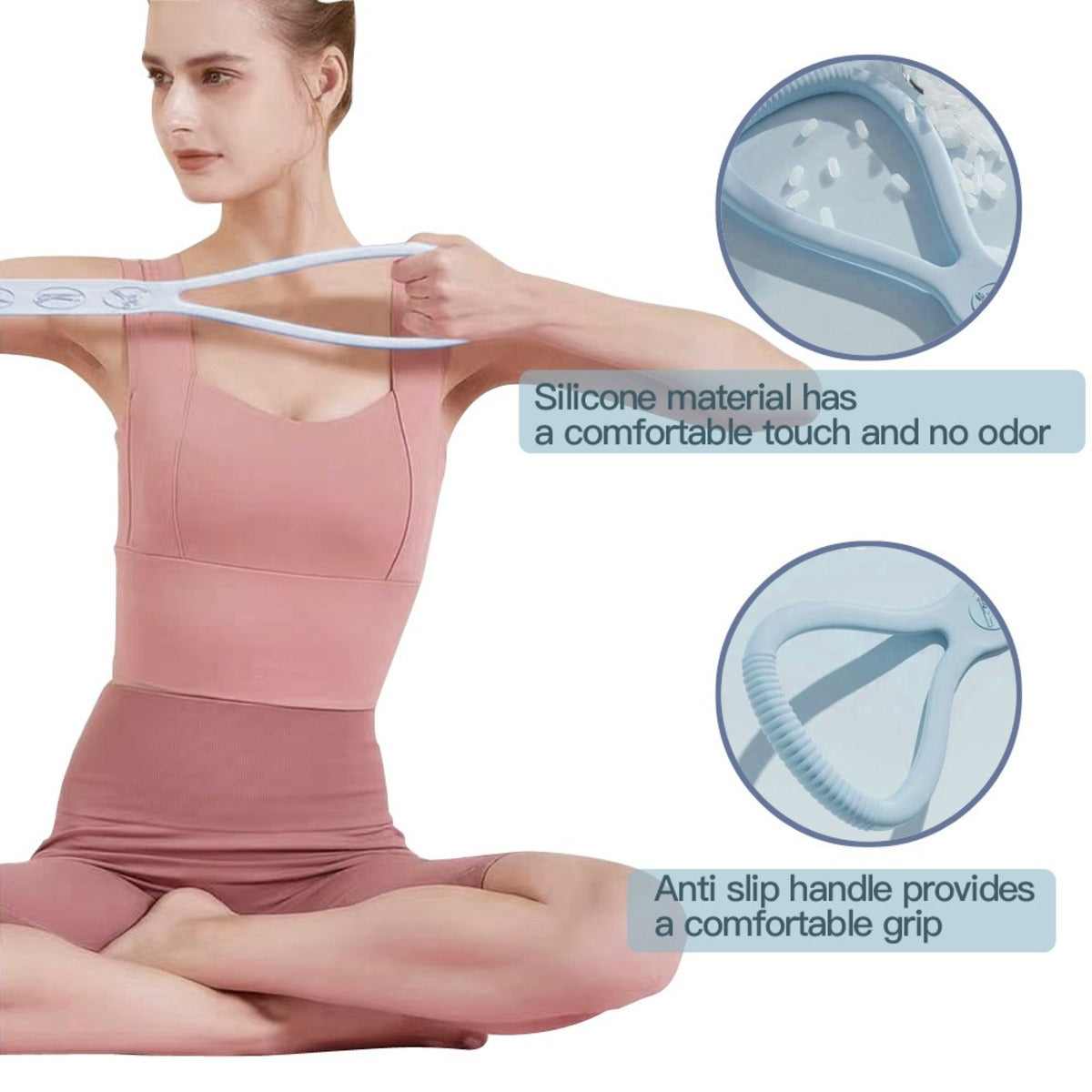 Three-Piece Figure-Eight Resistance Band Set