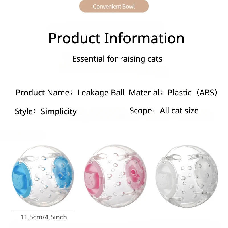 Treat-Dispensing Pet Ball