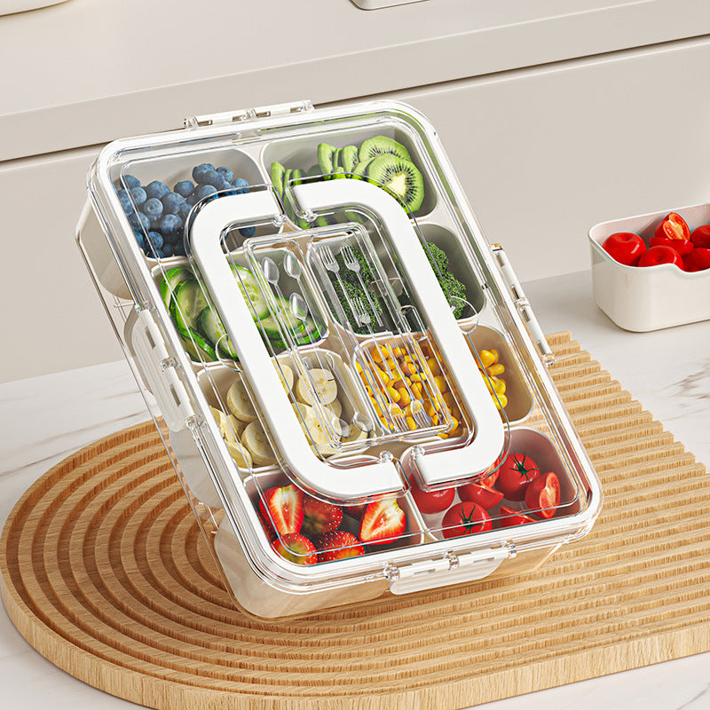 Eight-Compartment Food Storage Container