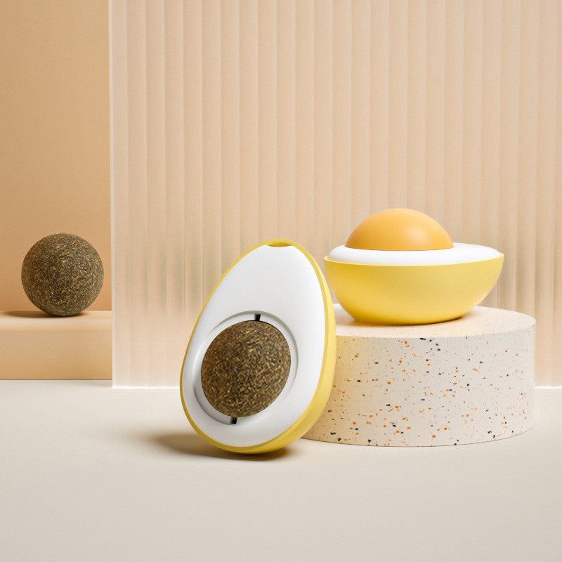 Egg-Shaped Catnip Toy
