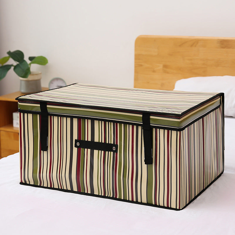 Foldable Fabric Storage Box with Lid