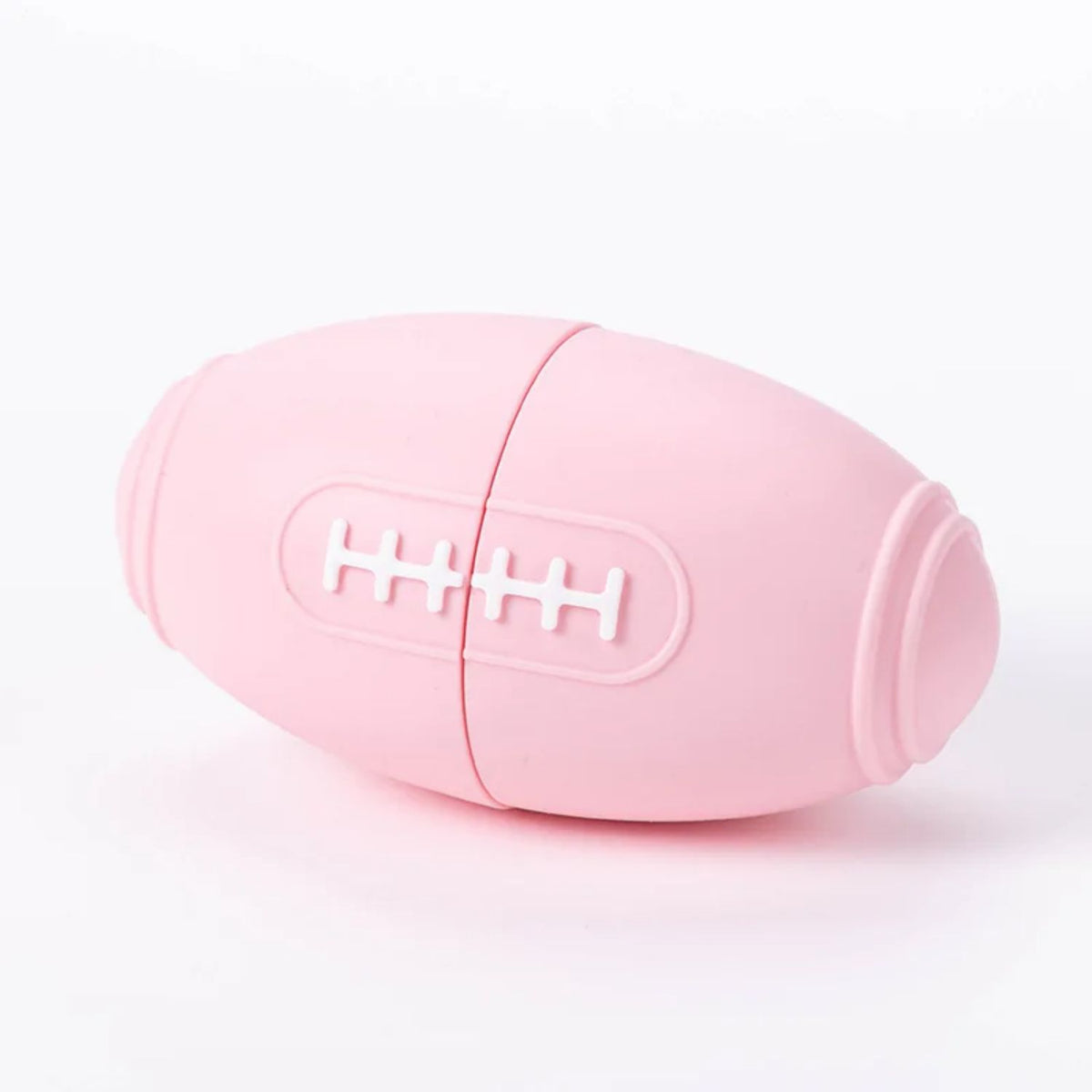 Football-Shaped Treat-Dispensing Dog Toy