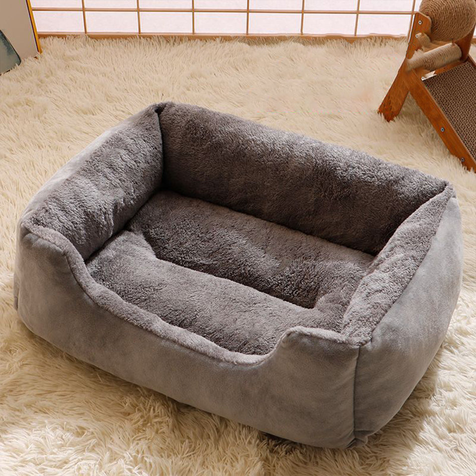 Short Plush Pet Cushion