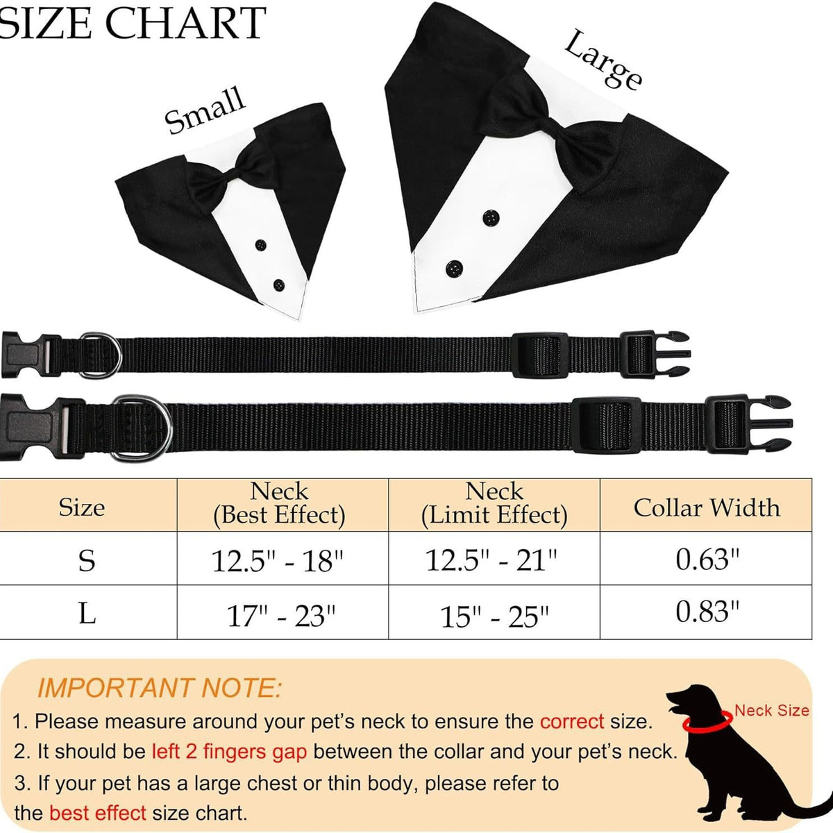Pet Tuxedo with Bow Tie and Bandana