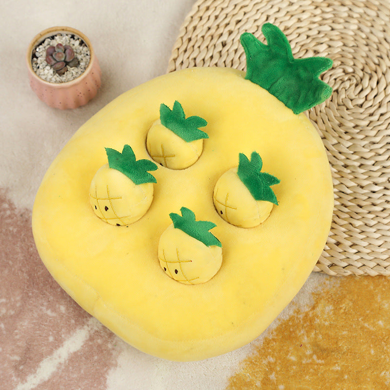 Carrot Patch Plush Pet Snuffle Toy