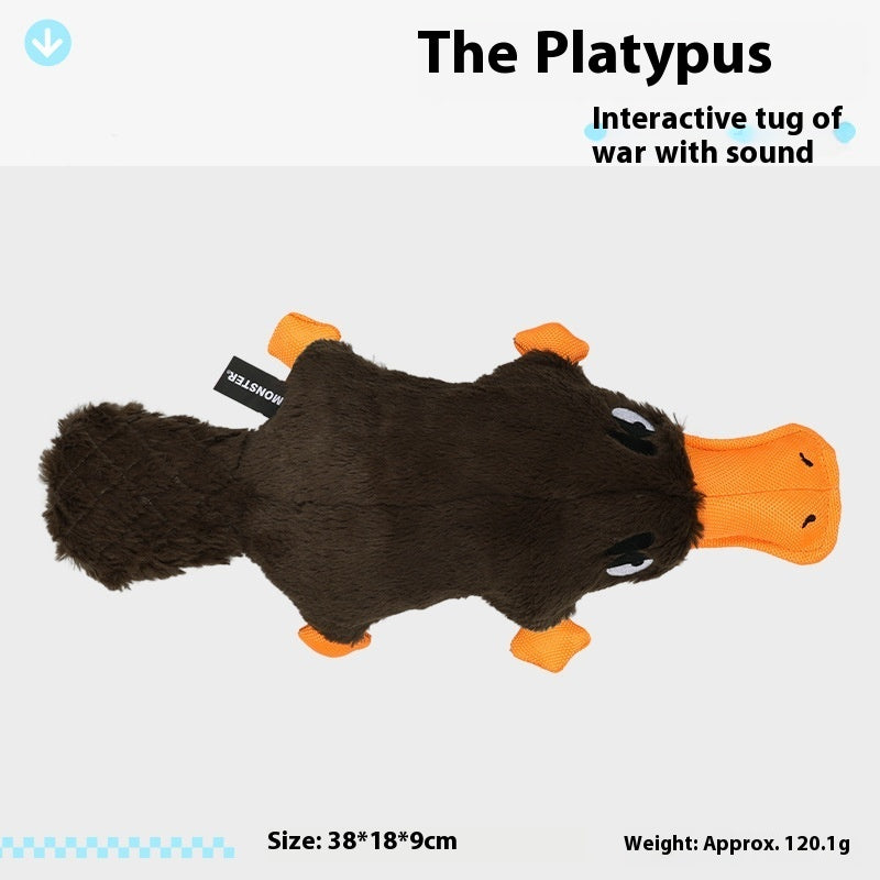 Platypus Plush Squeaky Dog Toy