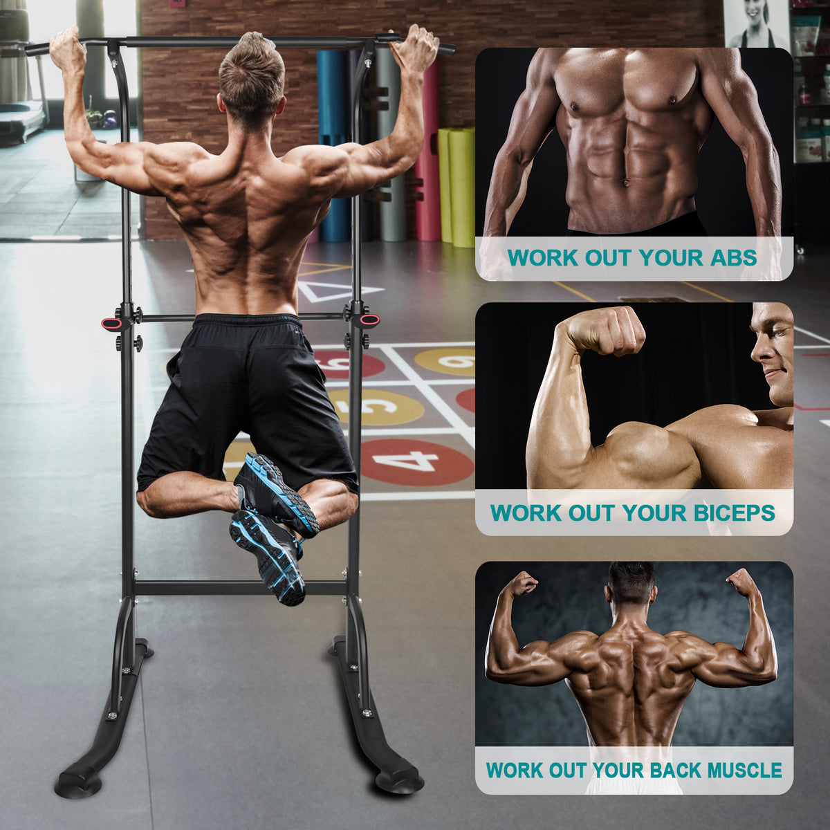 Pull-Up and Parallel Bar Exercise Station
