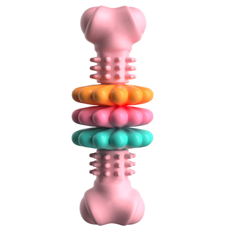 Textured TPR Bone Dog Toy
