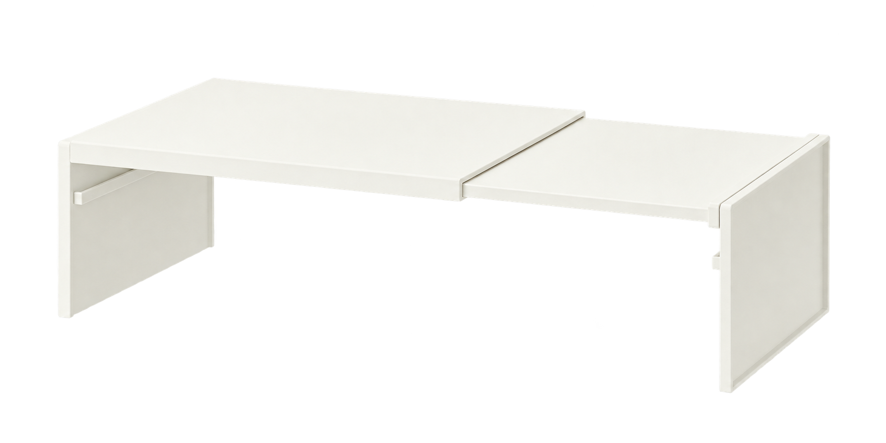 White kitchen storage rack